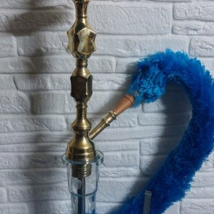 قلیان برنجی مدل مکعب دو قپه