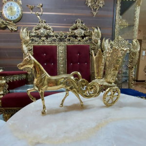 جا کارد و چنگال برنجی مدل اسب