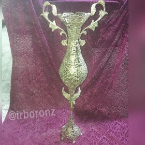 گلدان کنارسالنی برنجی مدل فرشته